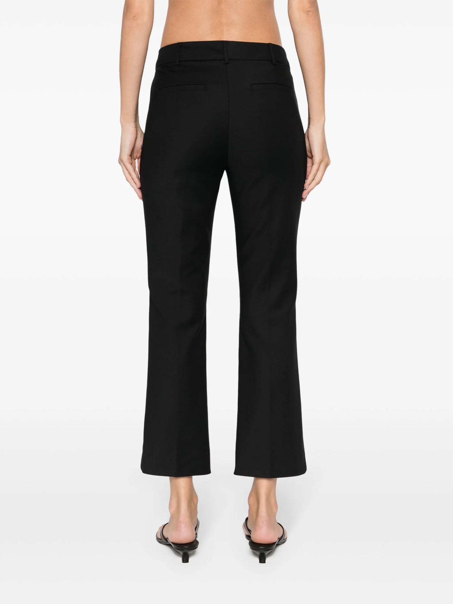 Asiago Stretch cotton trousers, black