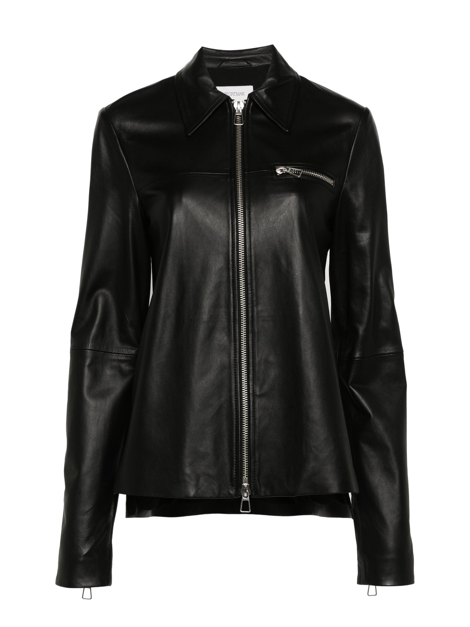 GEL leather jacket, black