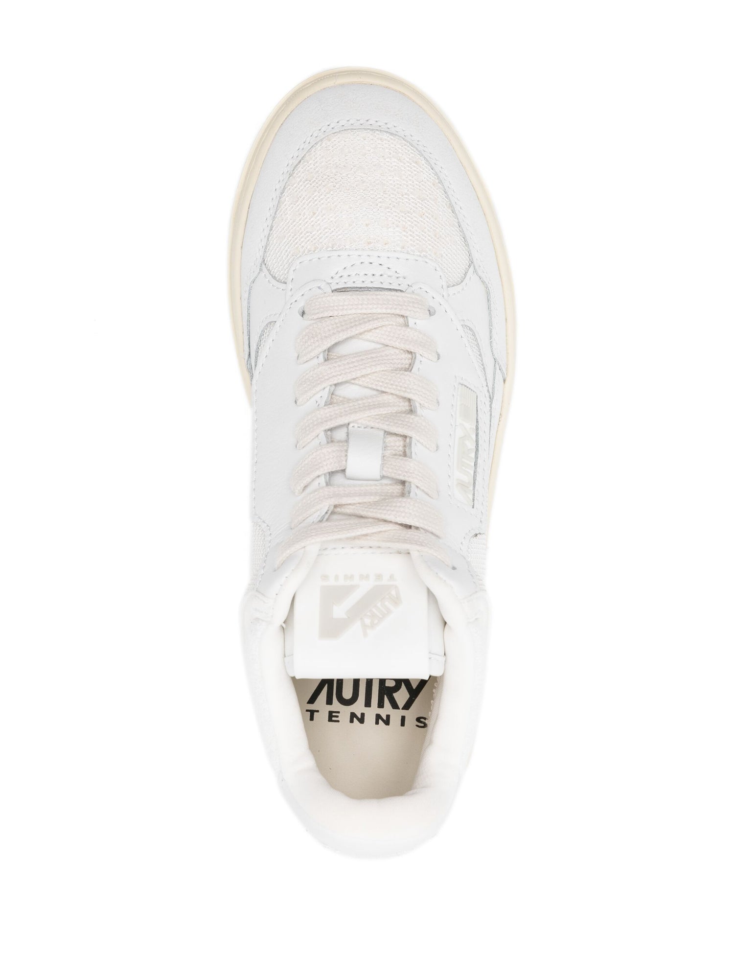 Tennis mid sneakers, tennis/leather white
