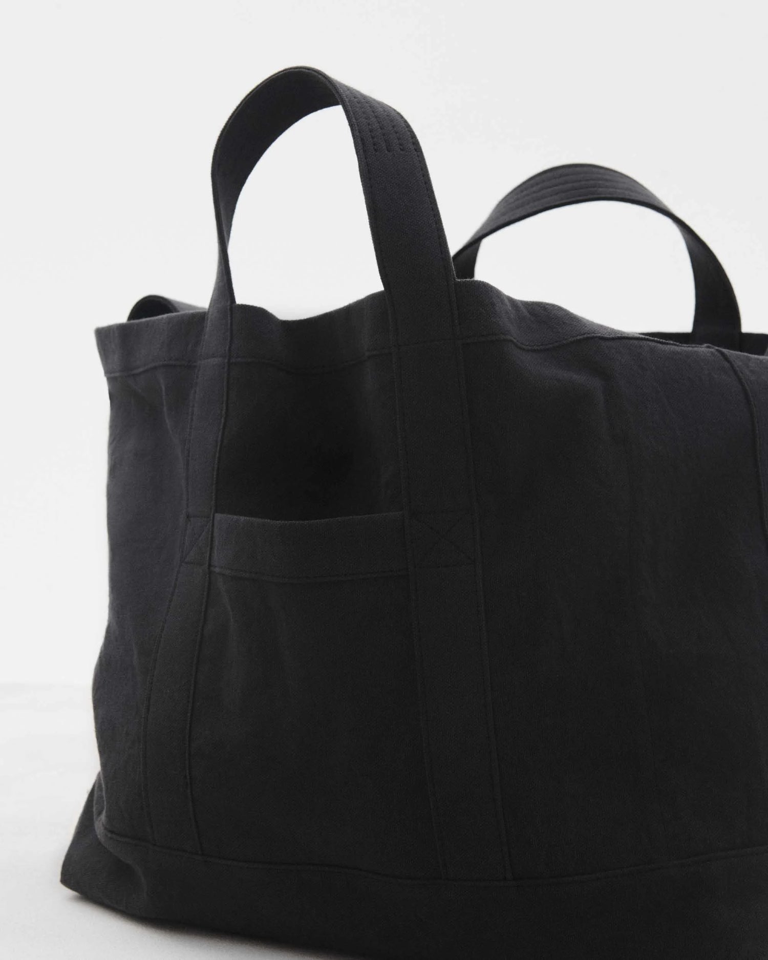 Beach Bag, black sand or ivory