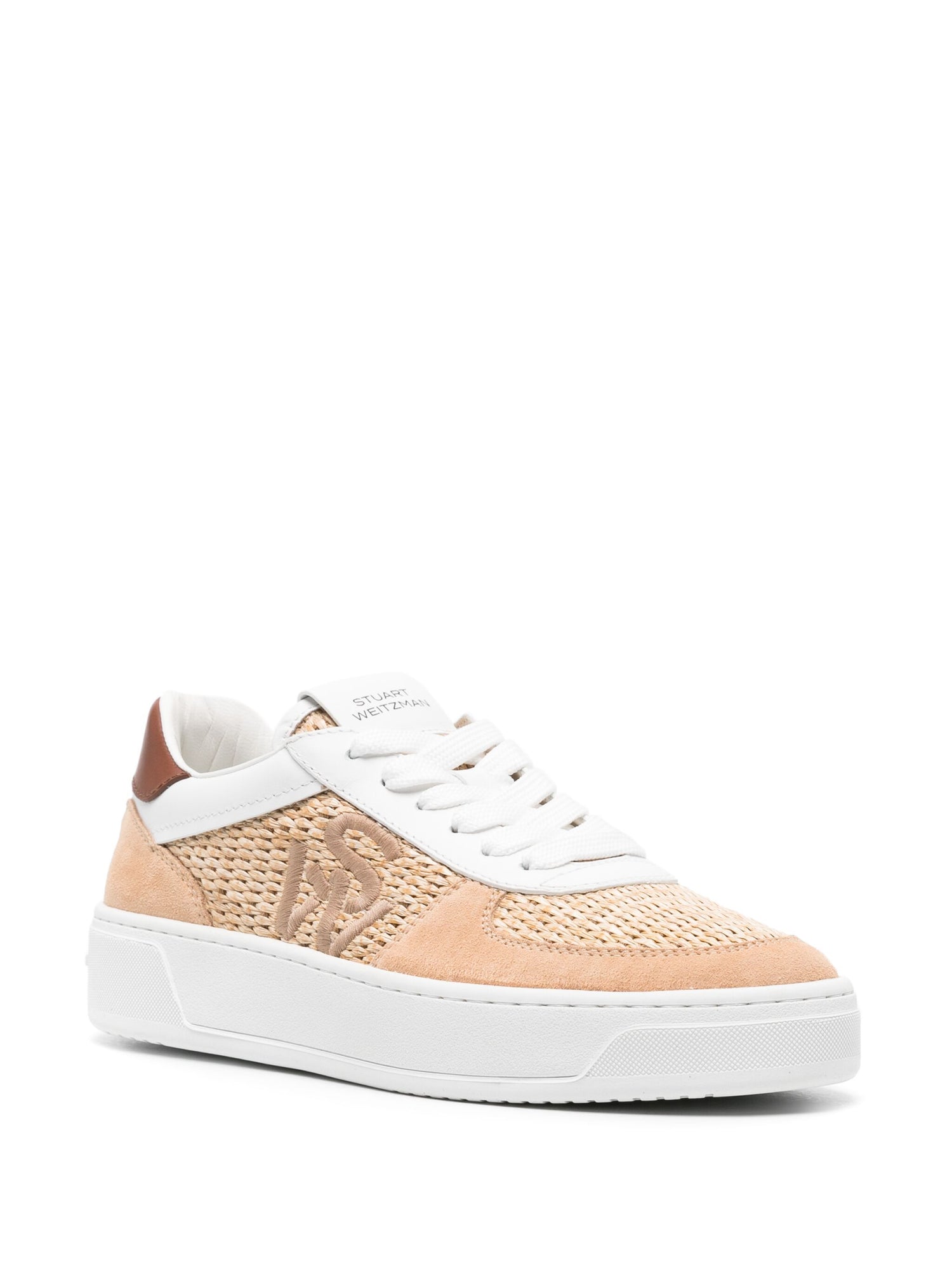 SW Raffia trainers, beige