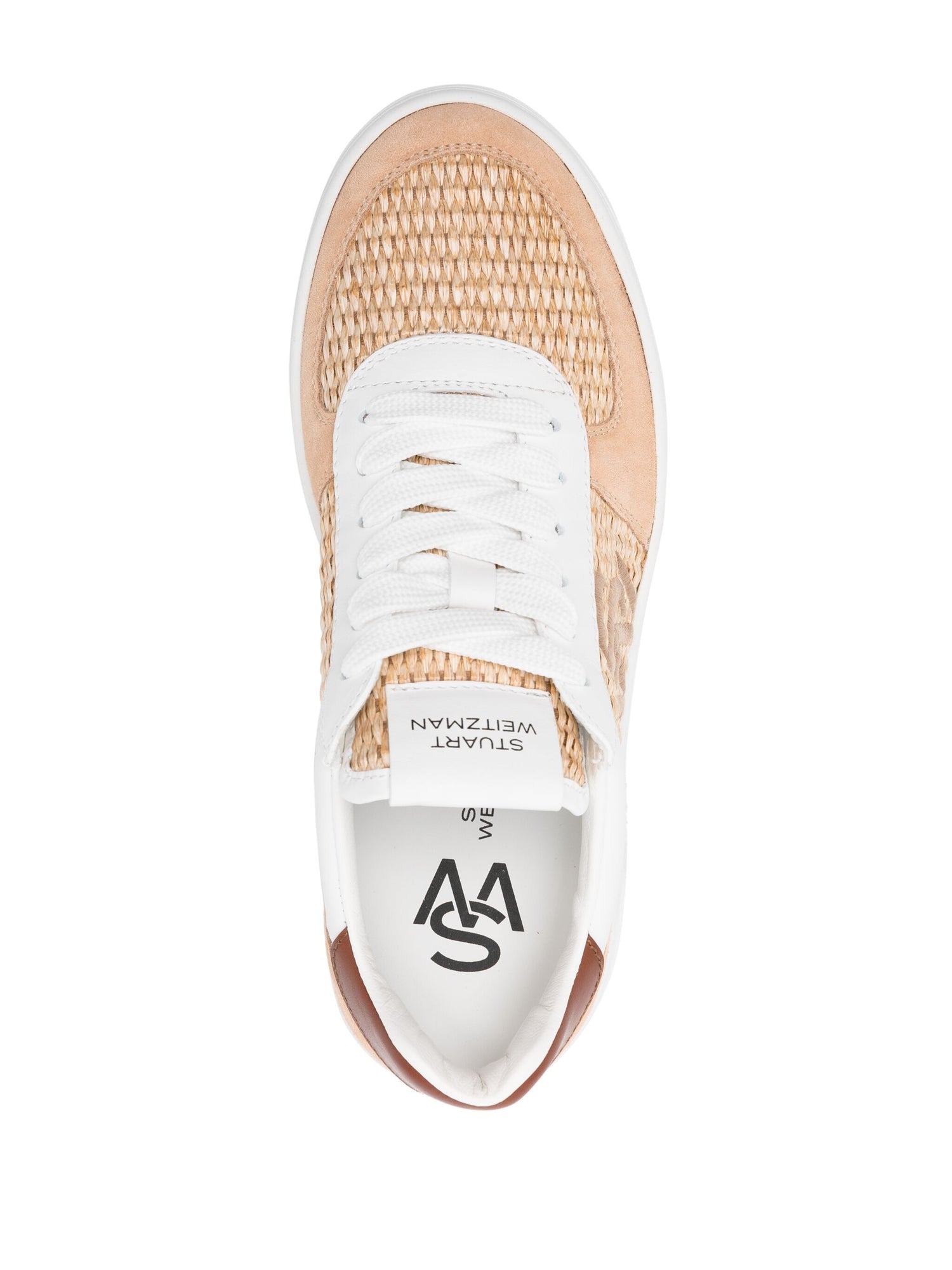 SW Raffia trainers, beige