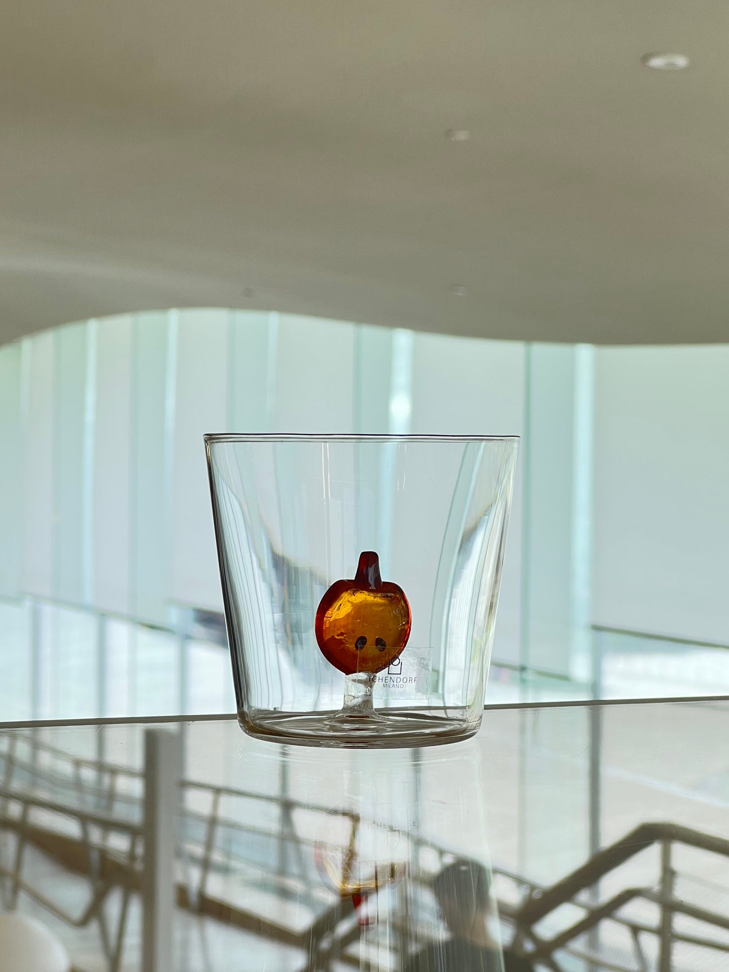 Half apple tumbler, Fruits & Flowers collection