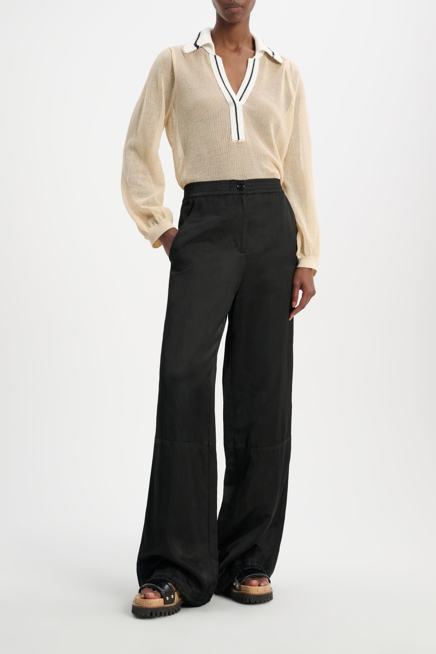SLOUCHY COOLNESS pants, black