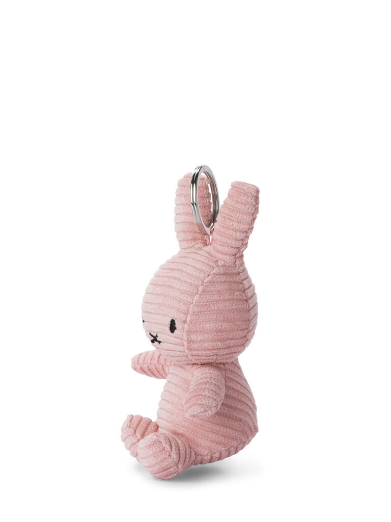 Miffy ECO Corduroy keychain, pink