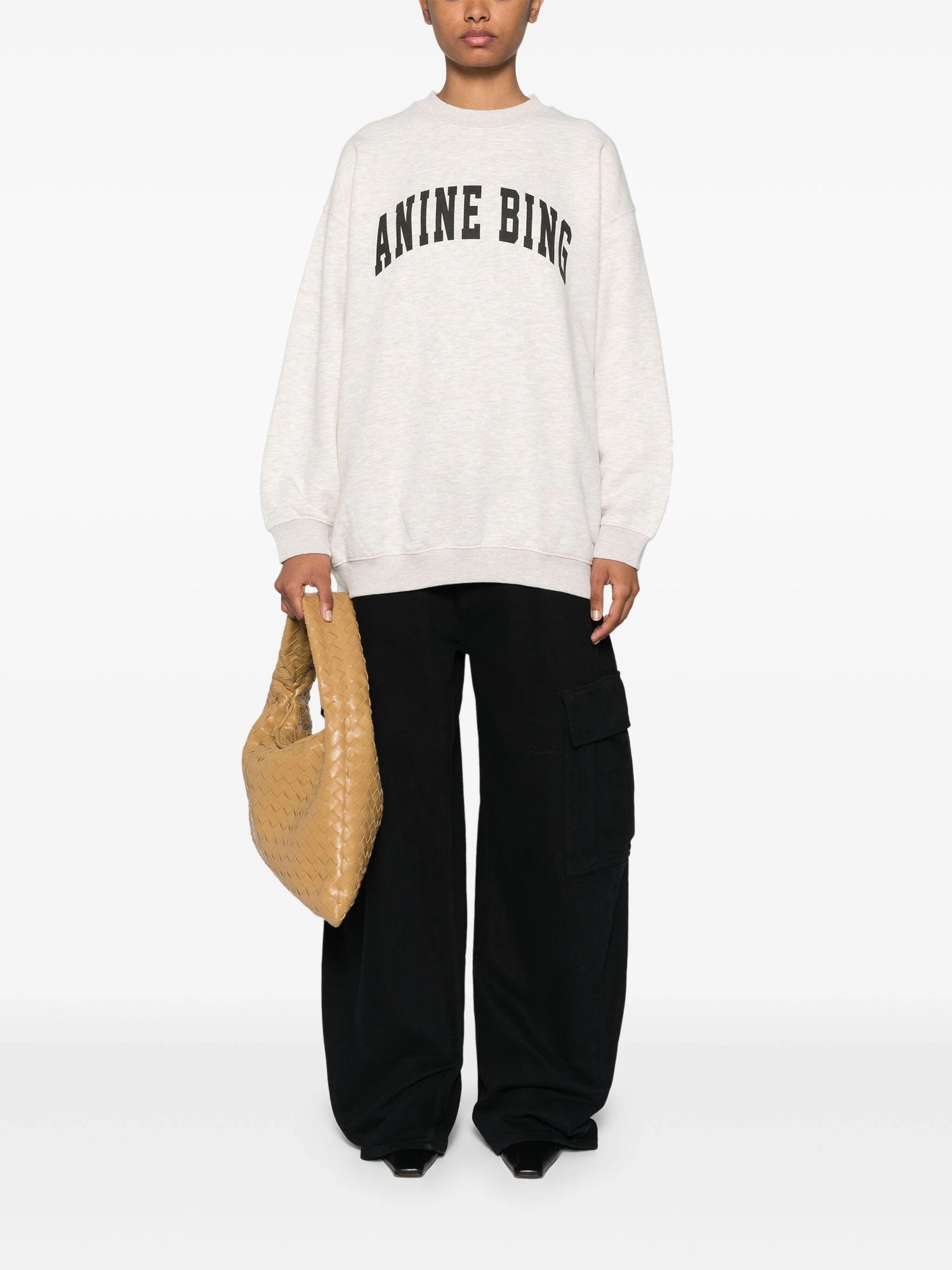 TYLER SWEATSHIRT, OAT MELANGE