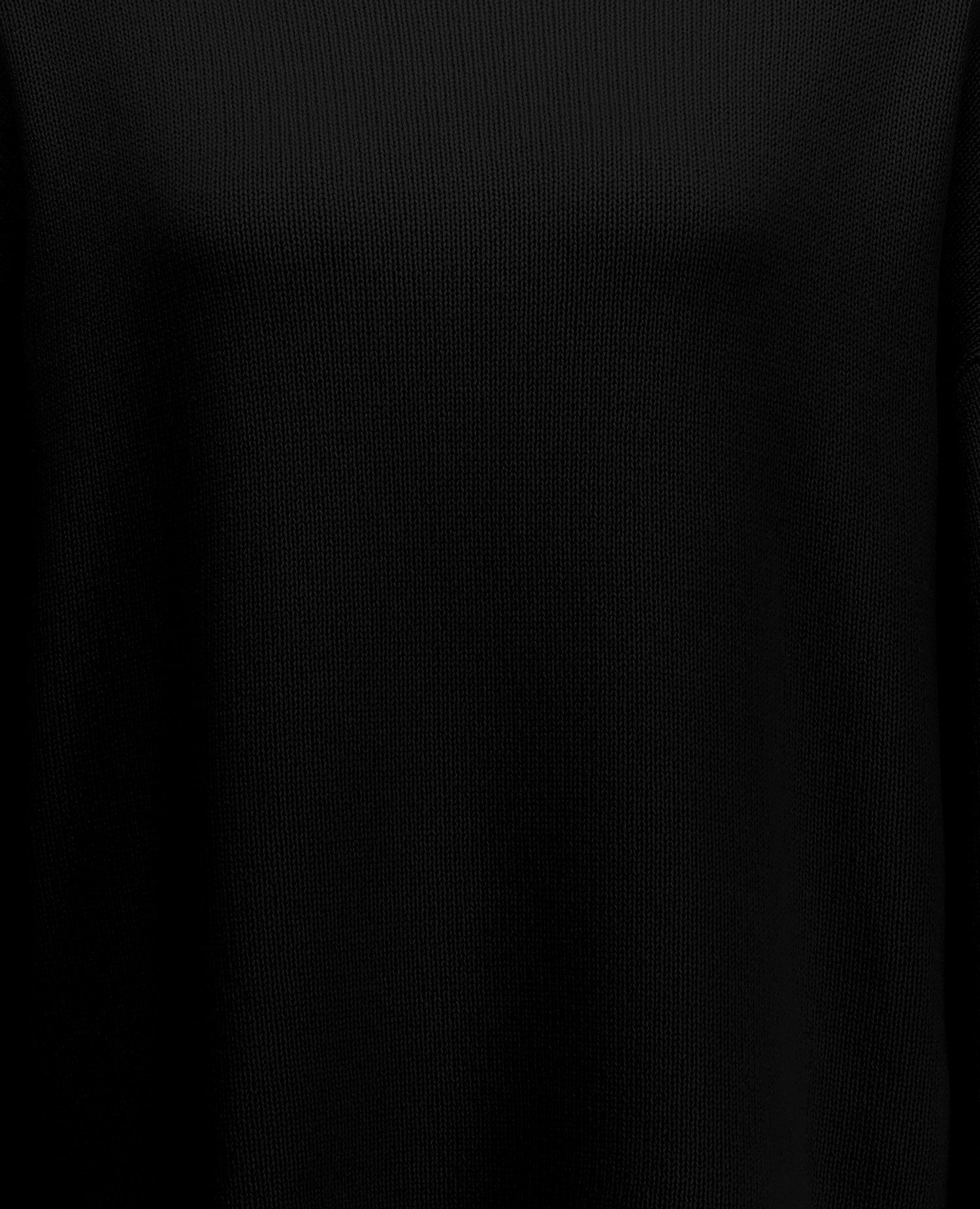 Cashmere mockneck sweater, Black