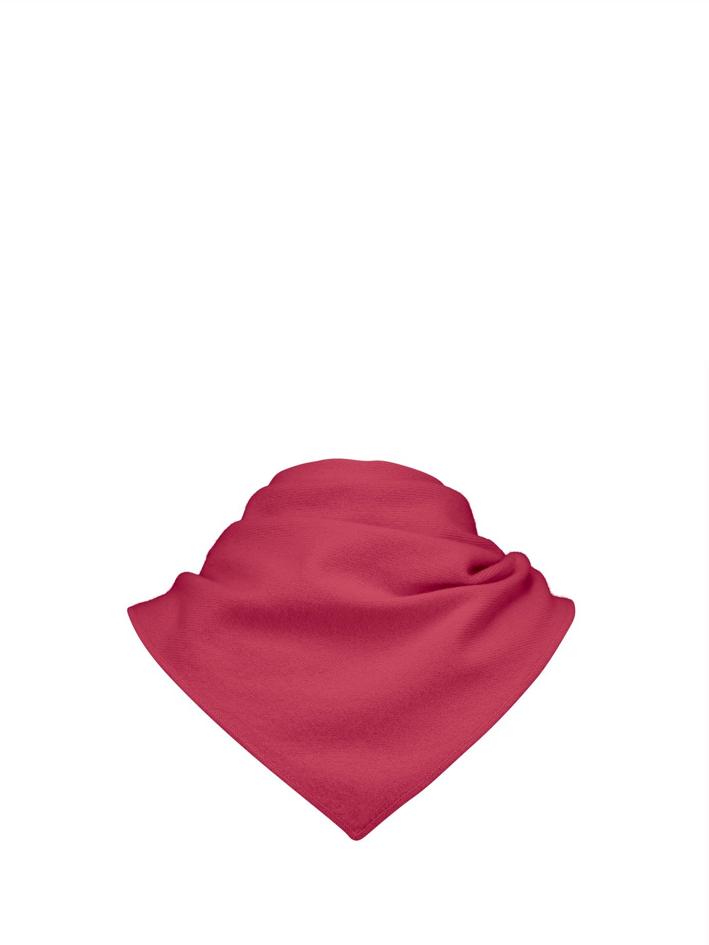 Cashmere triangle scarf (108x50cm), pink