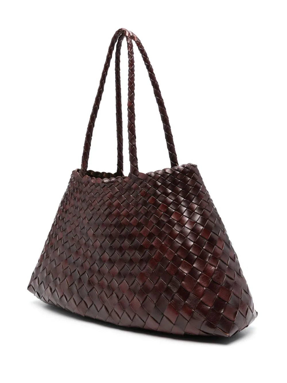 Santa Croce bag big, cherry brown
