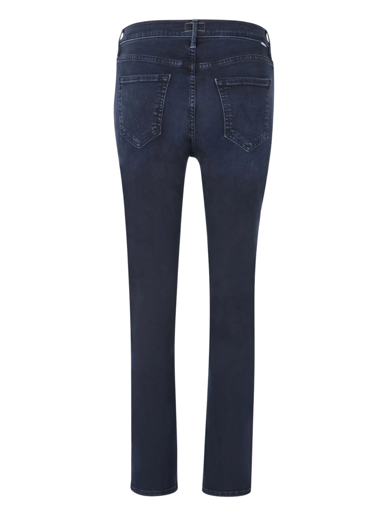 The Dazzler ankle mid rise, 'chip on my shoulder' dark blue wash