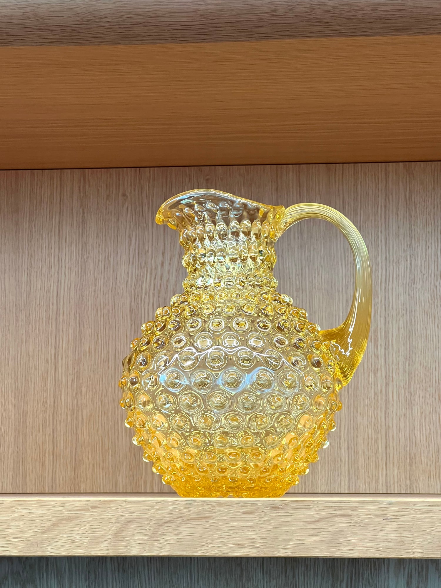 Paris hobnail jug 2 L, Citron yellow
