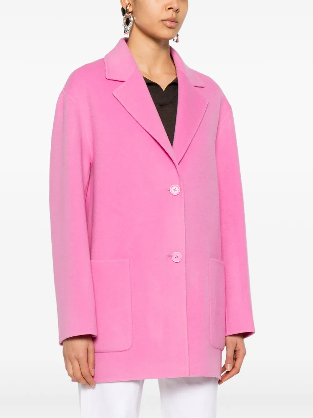 Wool coat, pink