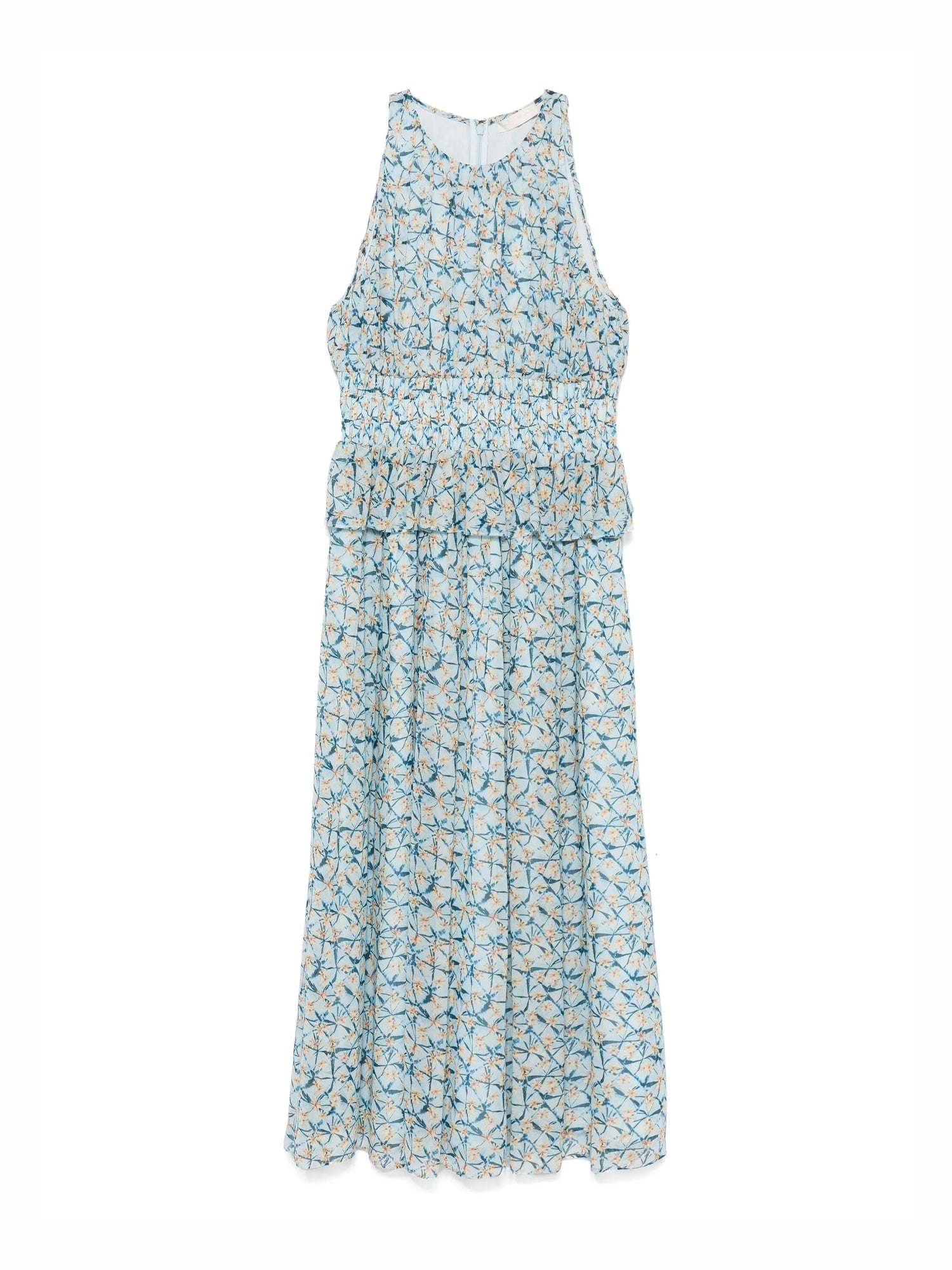 Adeline Dress, idalia mini floral shibori print