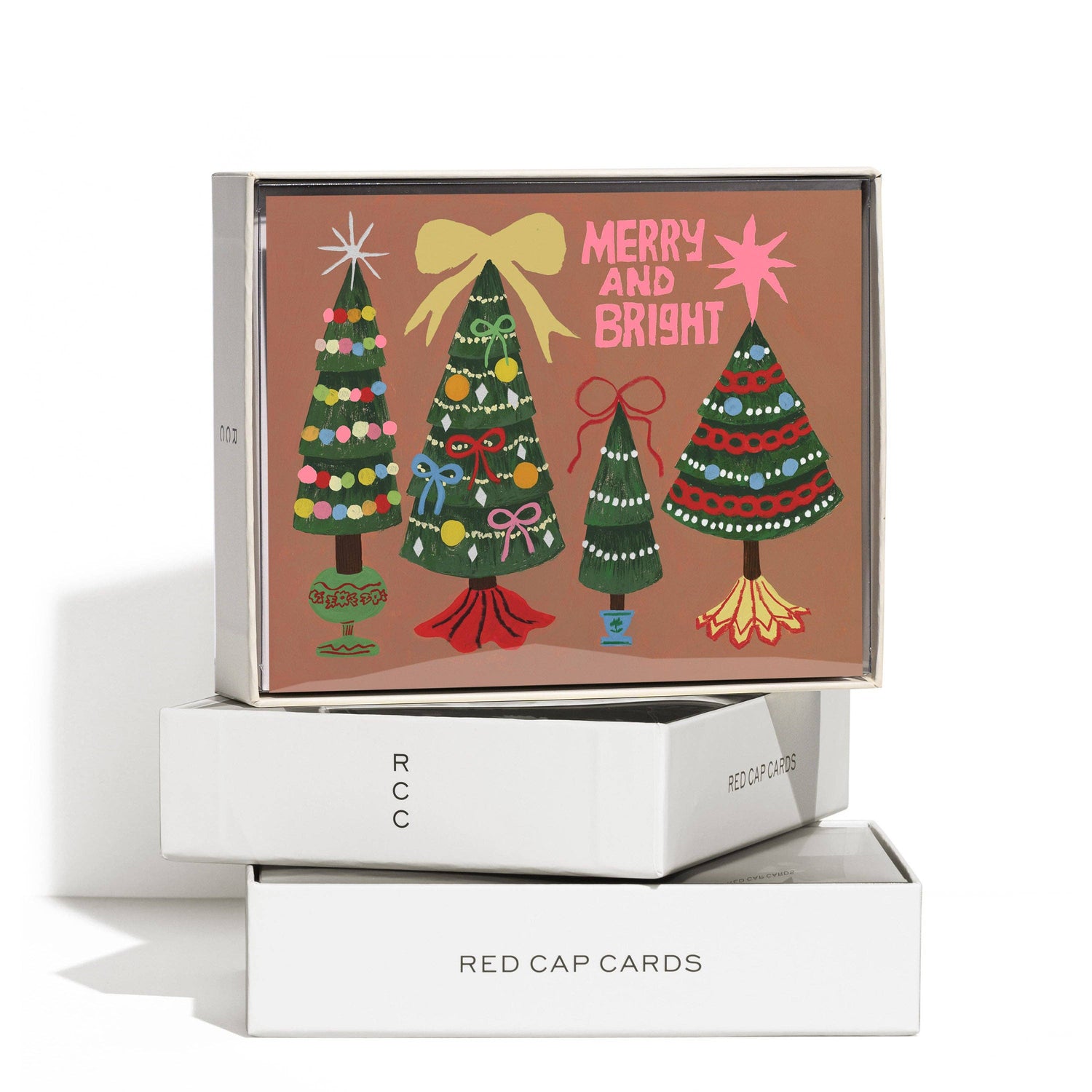 Brilliant trees Christmas card
