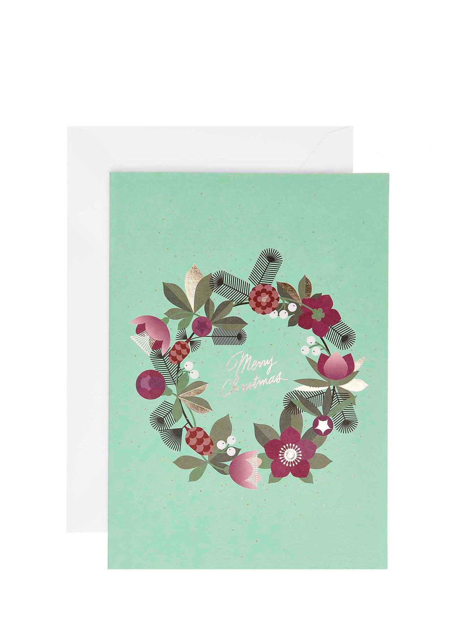 Christmas Card and envelope set (8 pcs)