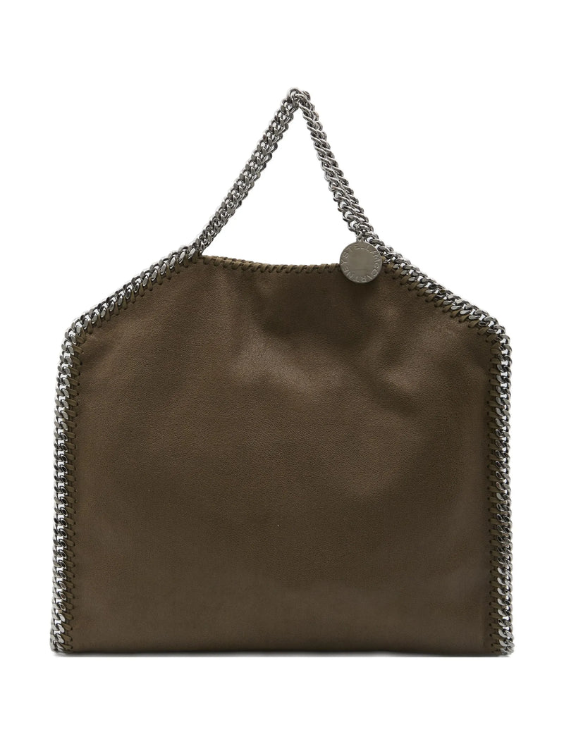 Falabella 3-Chain Bag Eco Shaggy Deer W/Ruthenium Chain, olive
