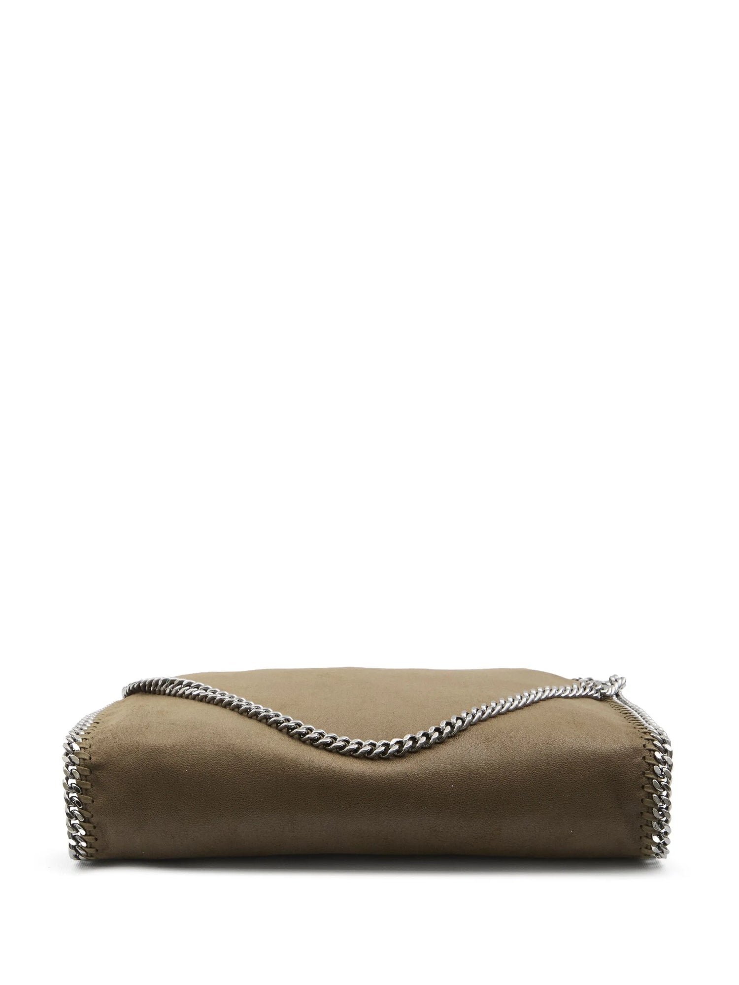 Falabella 3-Chain Bag Eco Shaggy Deer W/Ruthenium Chain, olive