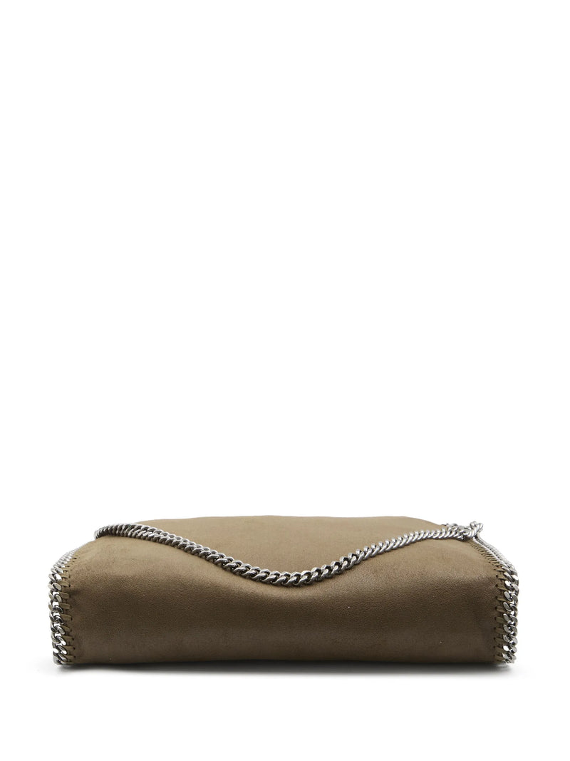 Falabella 3-Chain Bag Eco Shaggy Deer W/Ruthenium Chain, olive
