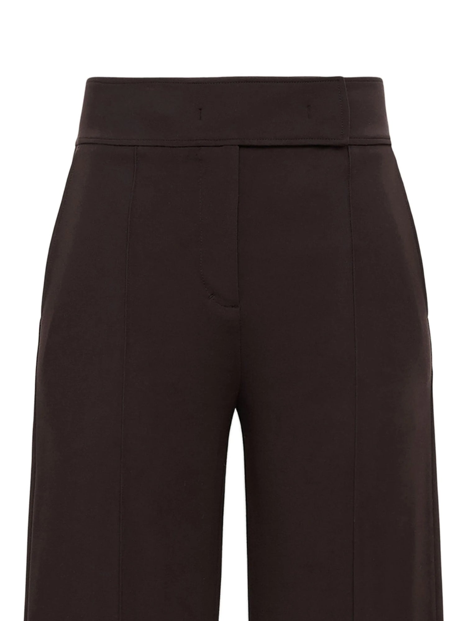 Emotional essence wide leg pants, dark chocolate