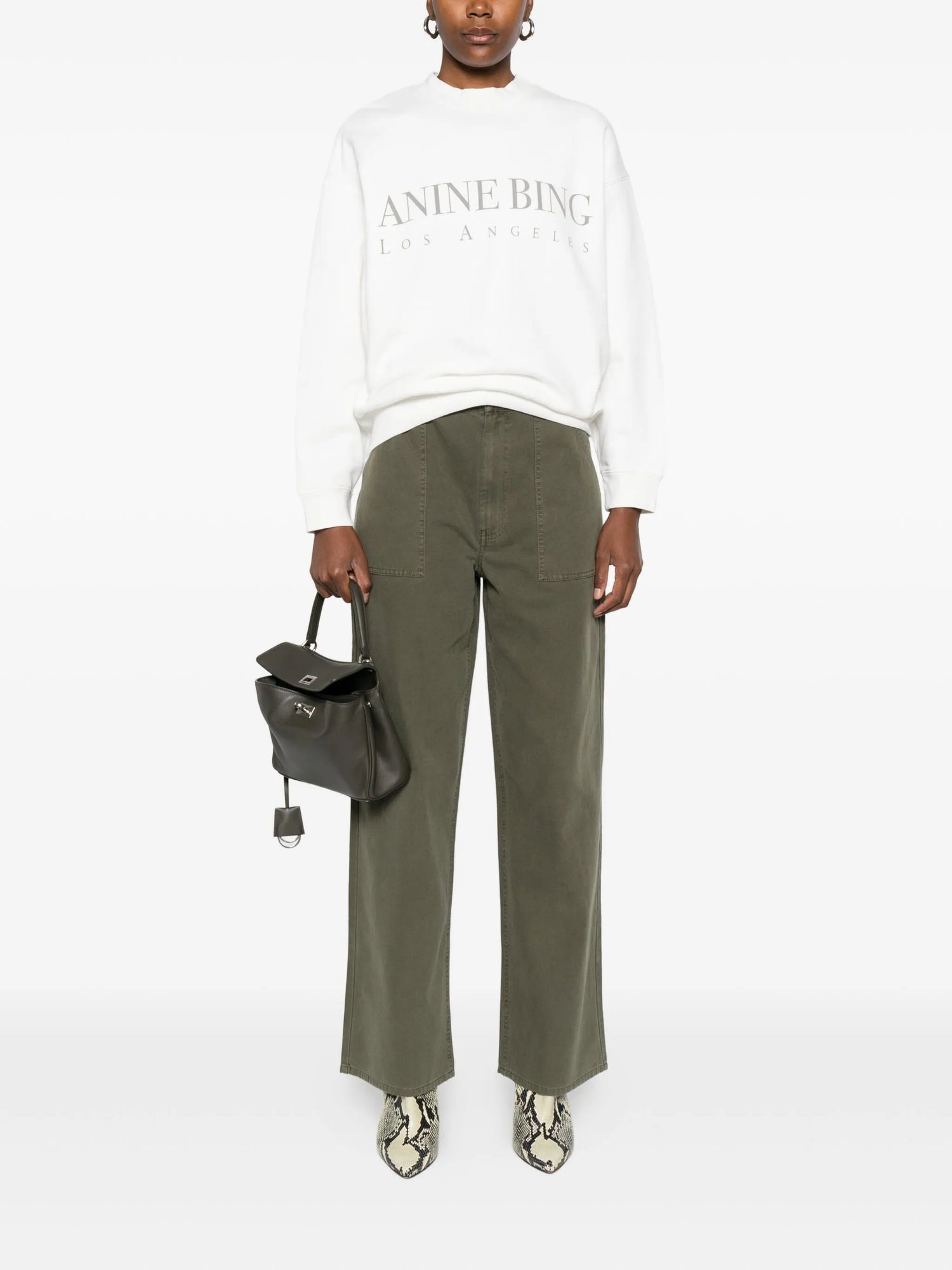 Jaci Los Angeles sweatshirt, ivory