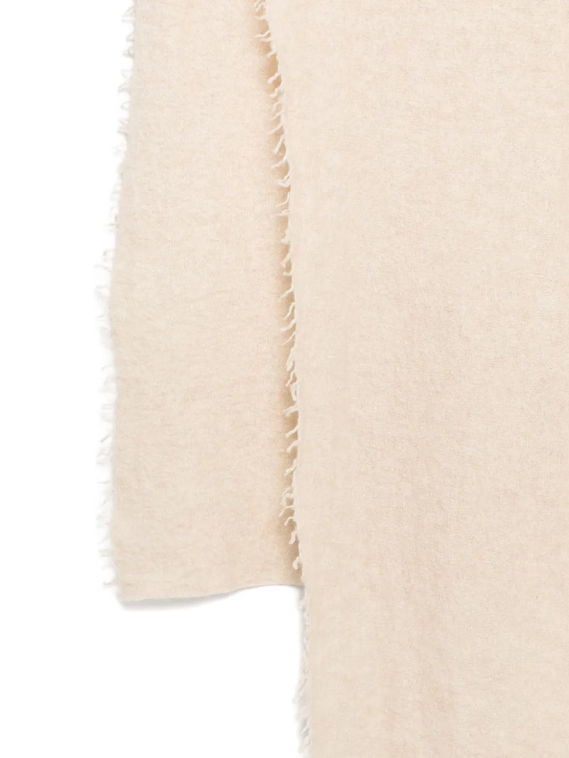 Nuovo Pedro silk-cashmere blend scarf, beige