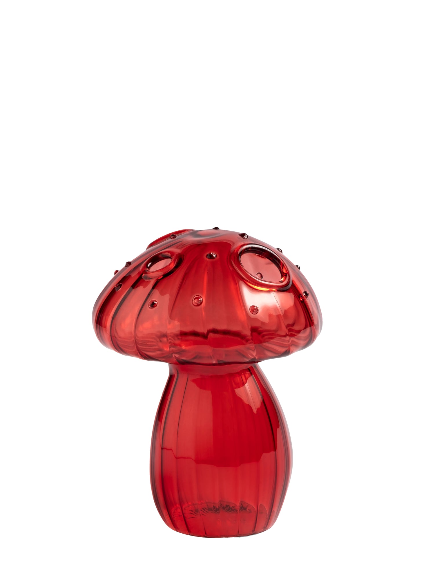 Vase mushroom single, red