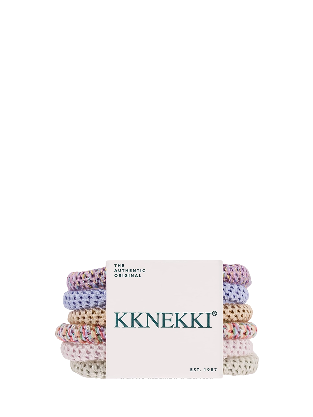 Kknekki Slim Bundle 17, set of 6 hair ties
