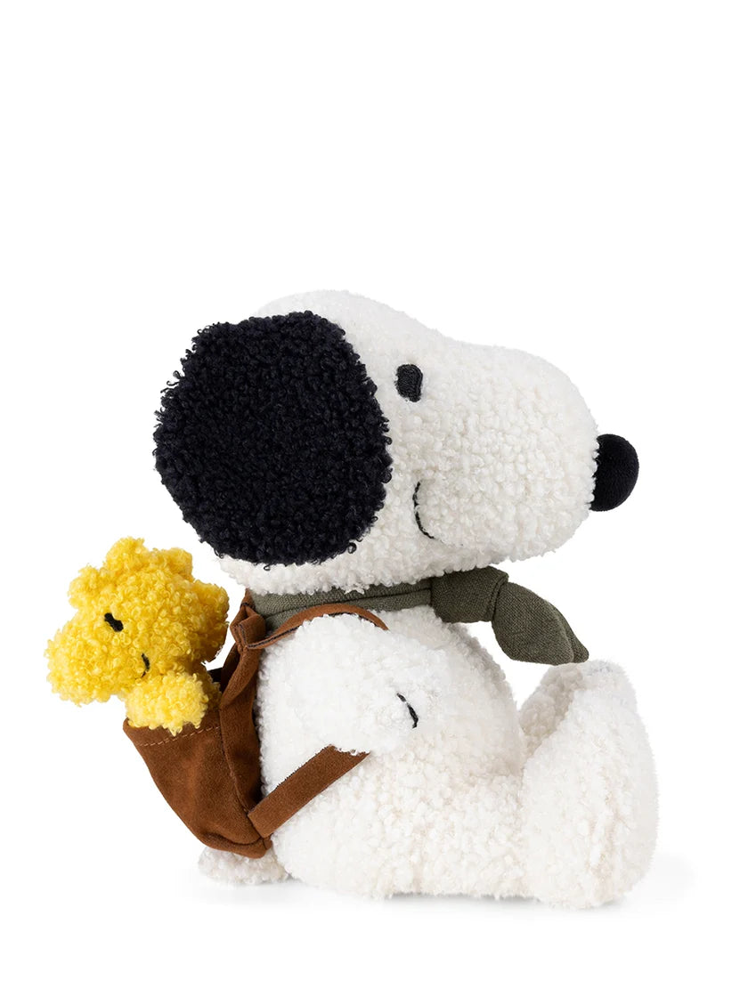 Snoopy with Woodstock in backpack soft toy (20 cm)