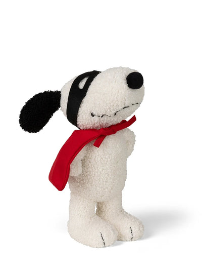 Medium Snoopy super hero ECO tiny teddy soft toy, cream (24 cm)