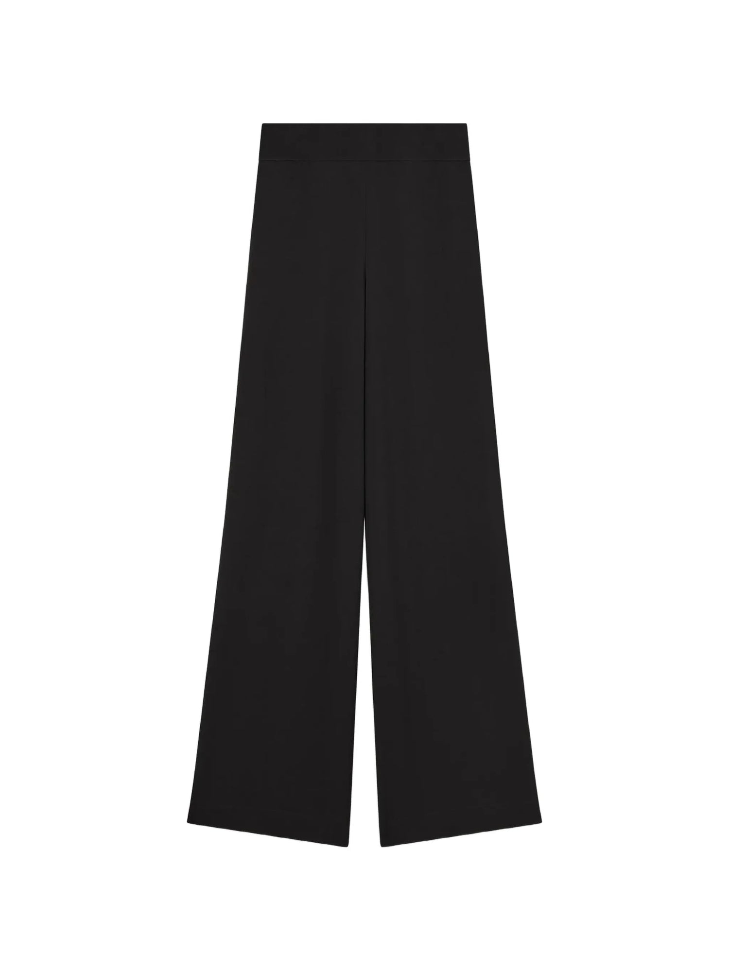 Rihani Crepe de Soie Silk Trousers, black
