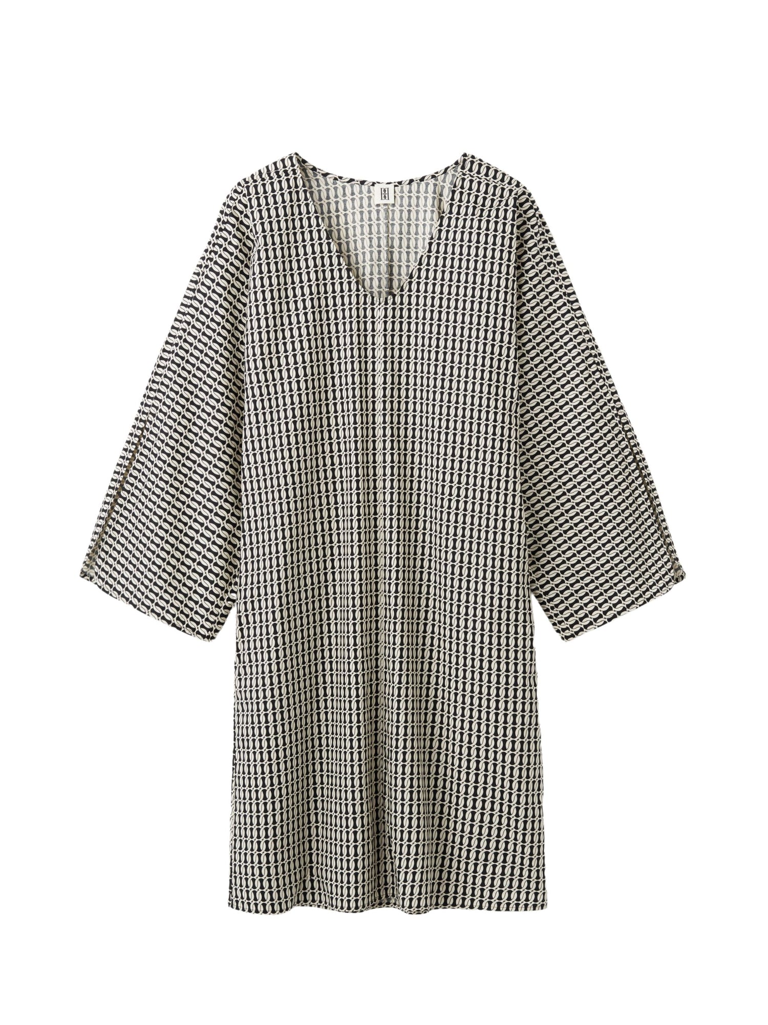 Ceila dress, black monogram