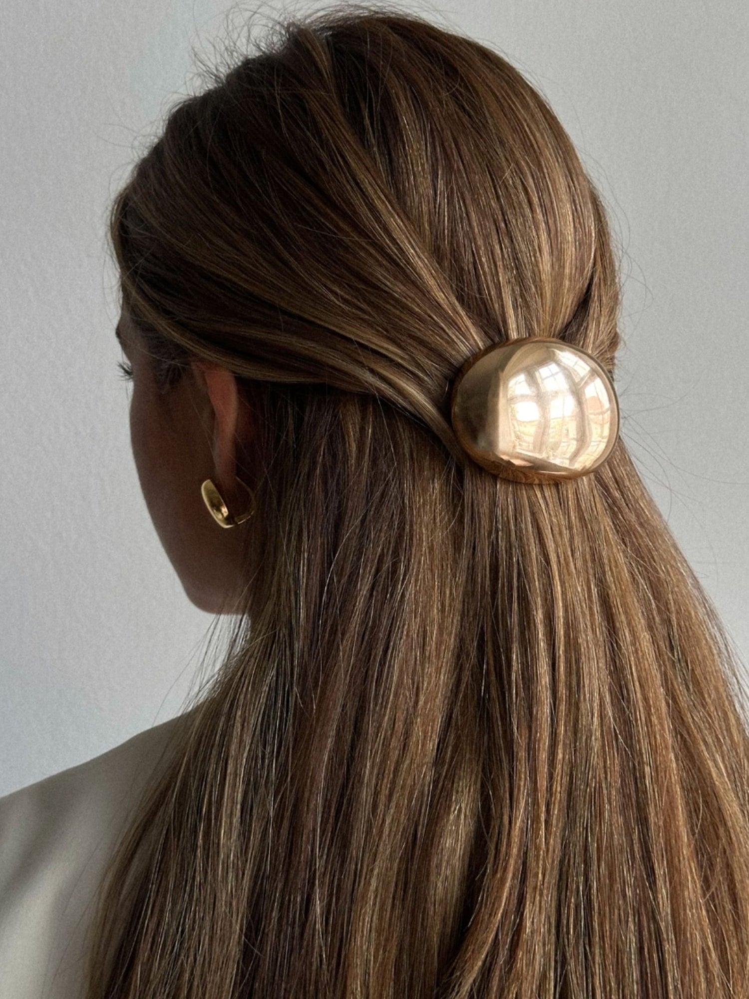 Liora barette, silver or golden