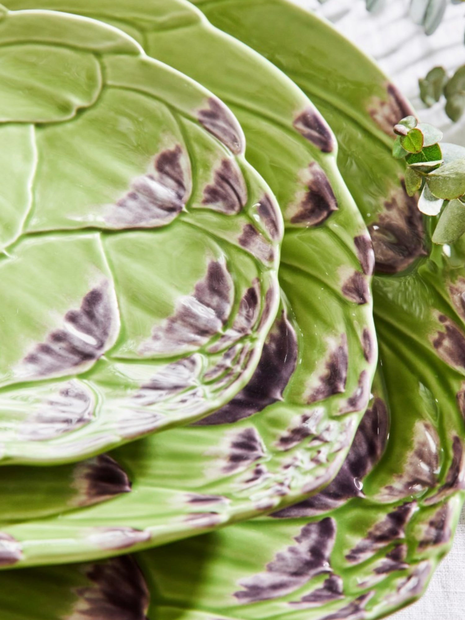 Artichoke Bread & Butter Plate, green (17,5cm)