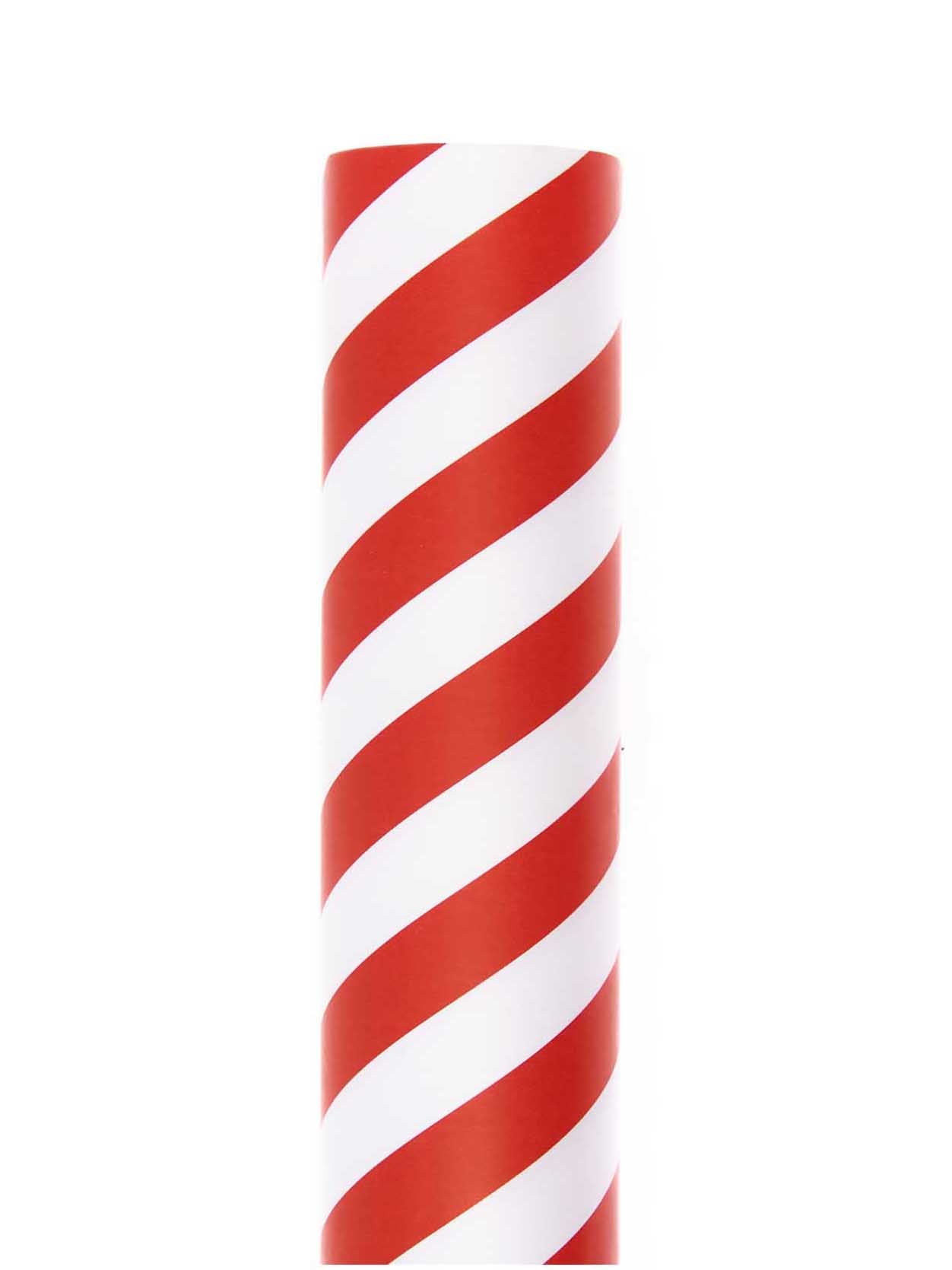 Roll of Candy Stripe Wrapping Paper, 8m