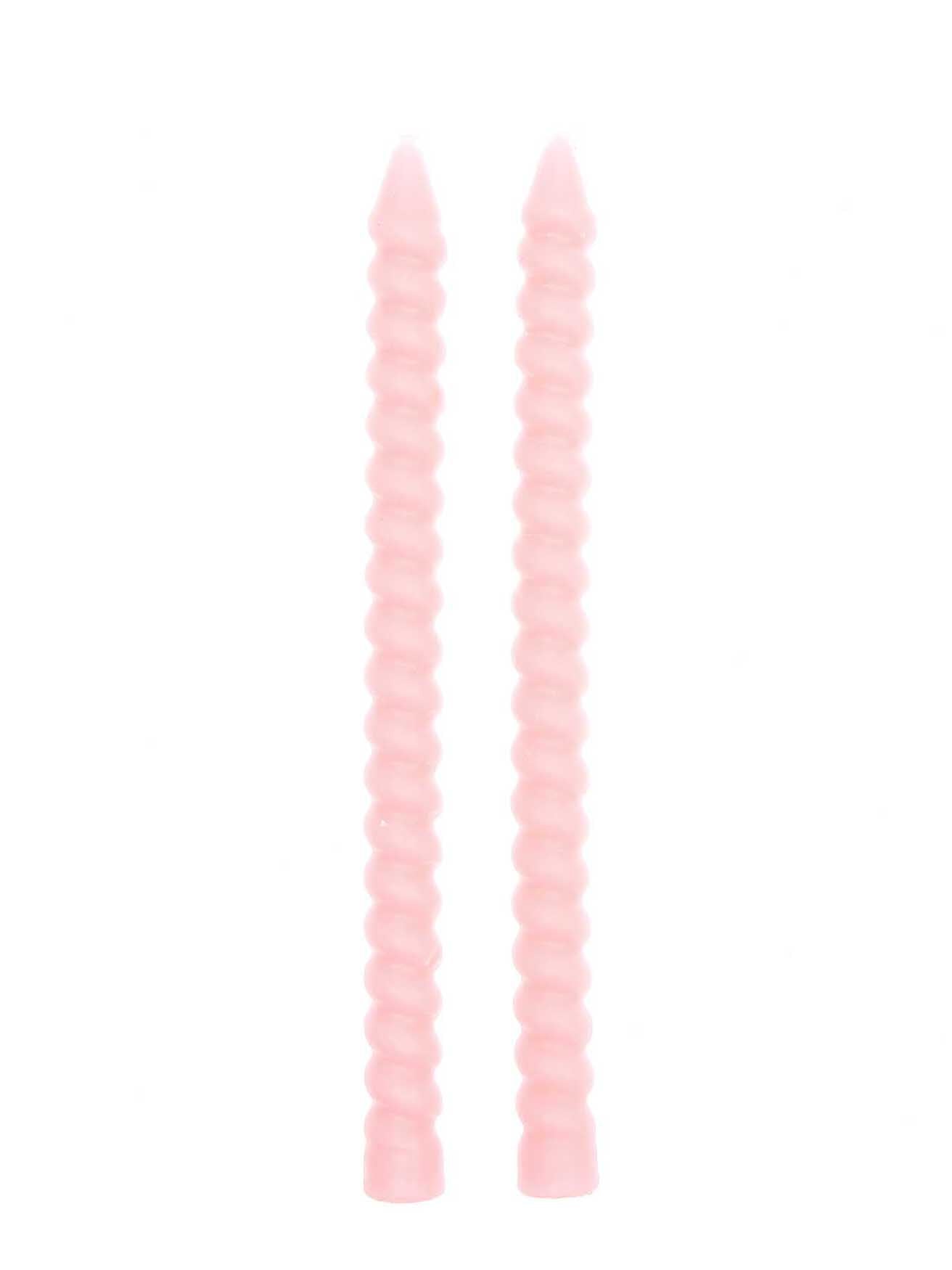 Spiral mini candle (18 cm), 4 colours