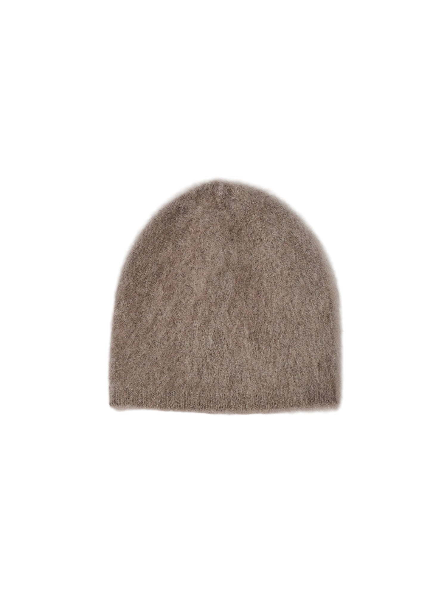 Brushed beanie, truffle brown