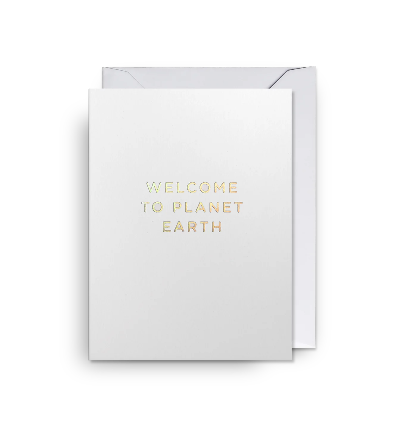 Welcome to Planet Earth New Baby Mini Card