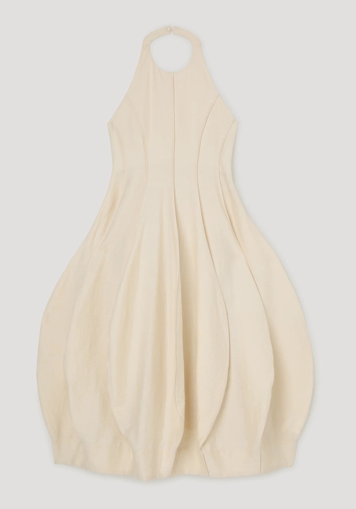 Open back movement dress, butter