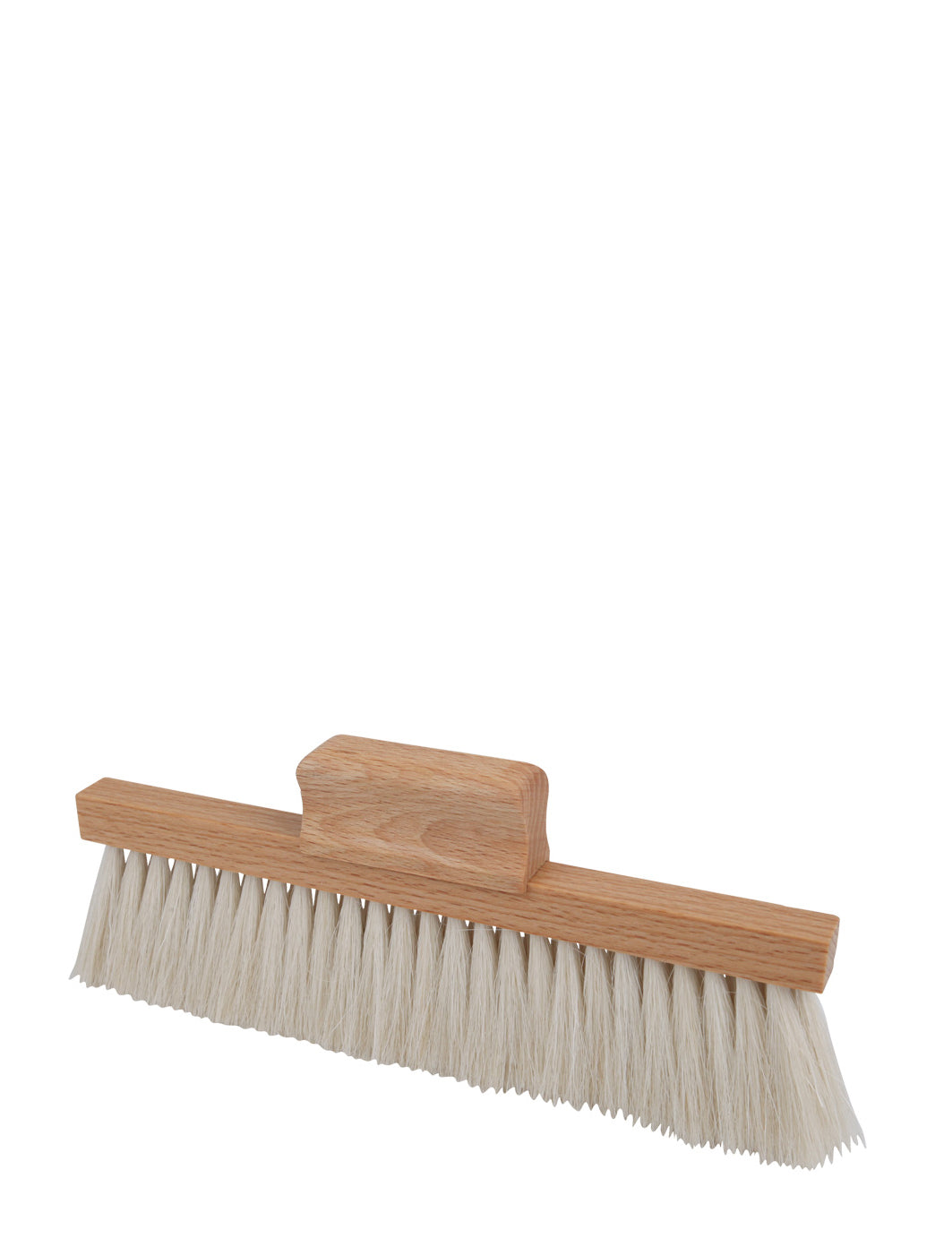 Table brush with handle, goat hair