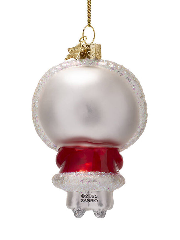 Hello Kitty skating glass ornament (9cm)