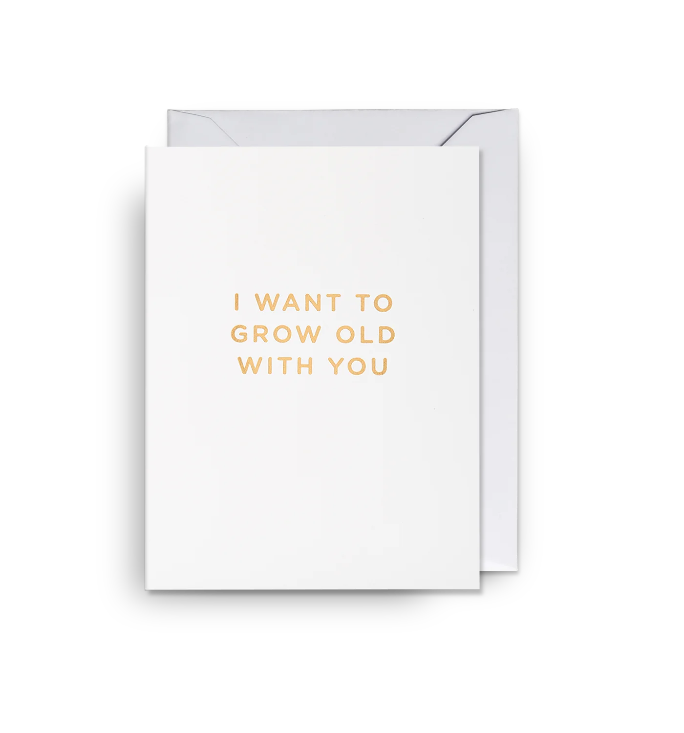I Want To Grow Old With You Love Mini Card
