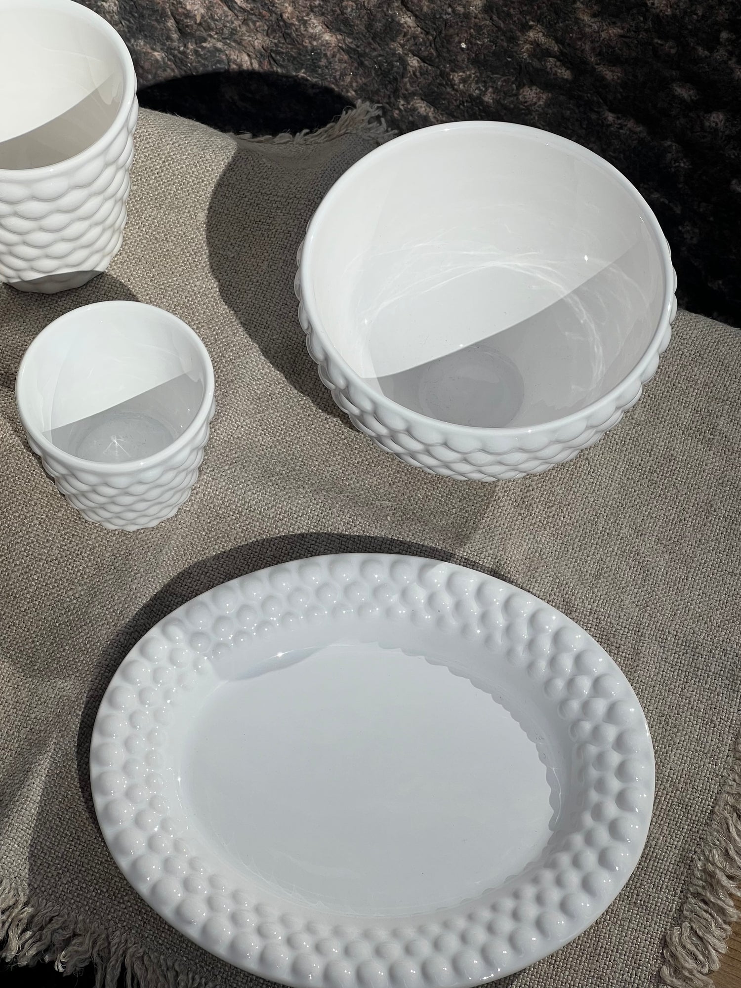 Bubbles espresso cup, white (10cl)