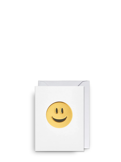 Smiley greeting mini card