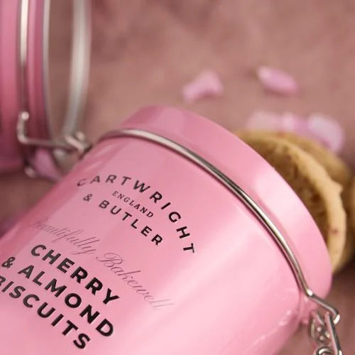 Pink Biscuit Tin Cherry & Almond (200g)