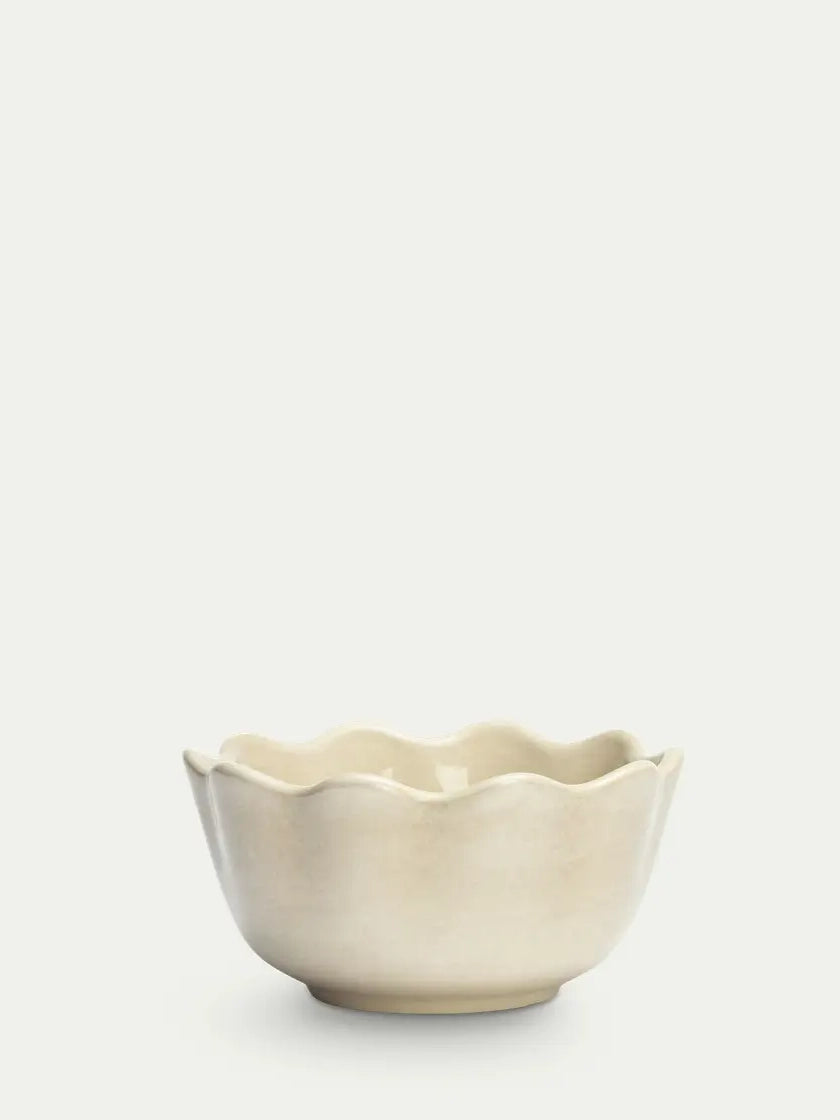 Oyster small bowl, sand (13 cm)
