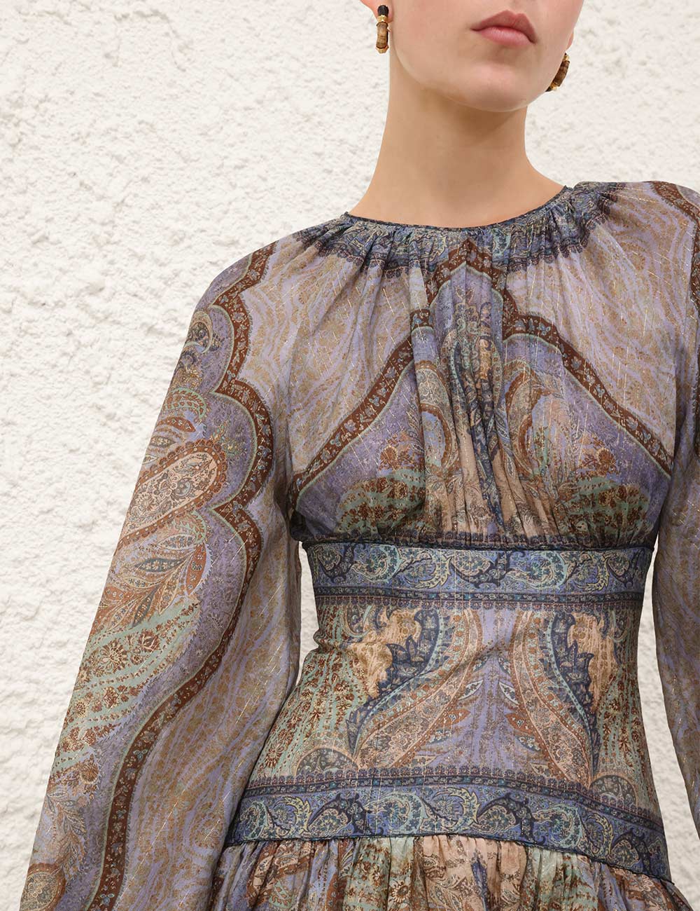 Wanderlust Mini Dress, tapestry blue multi