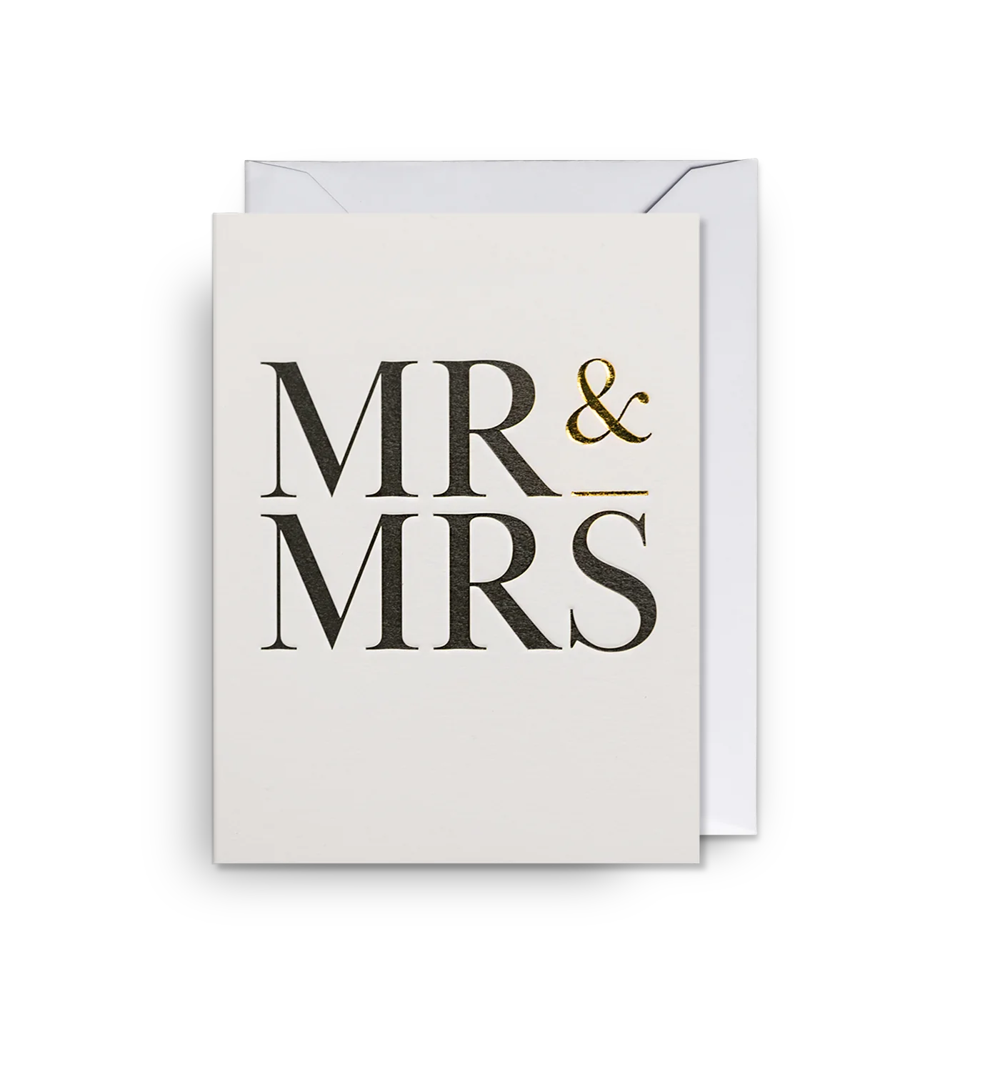 Mr & Mrs Mini Wedding Card