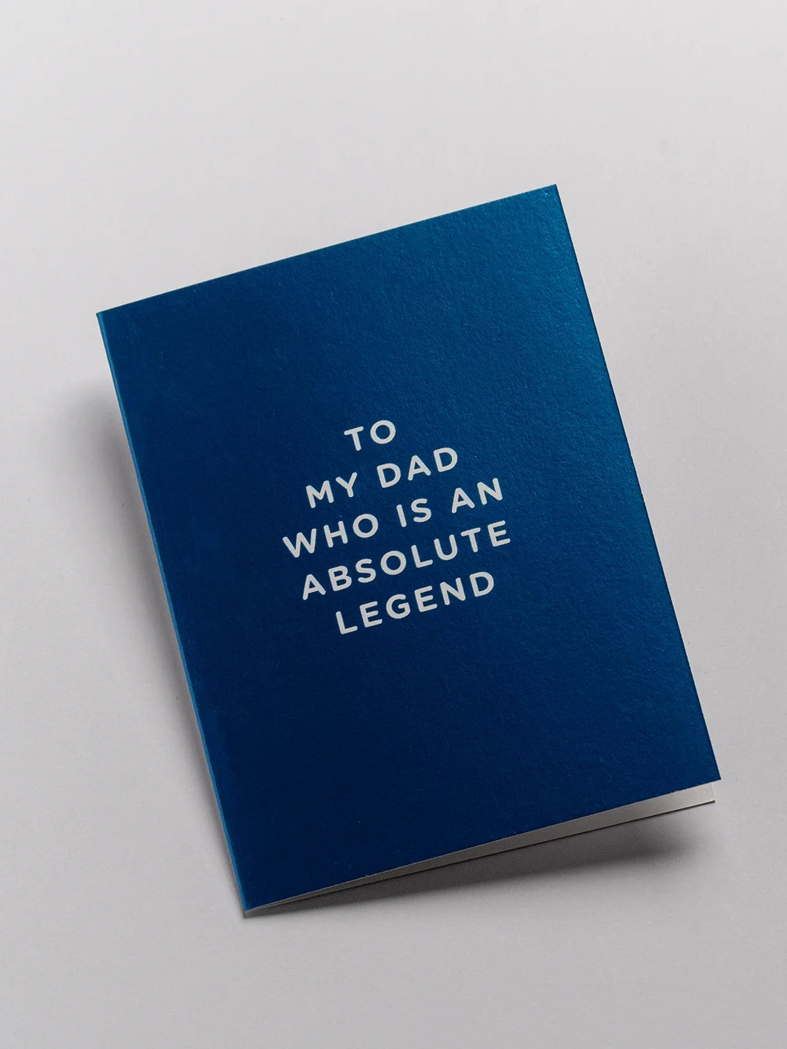 To dad absolute legend mini Father's Day card