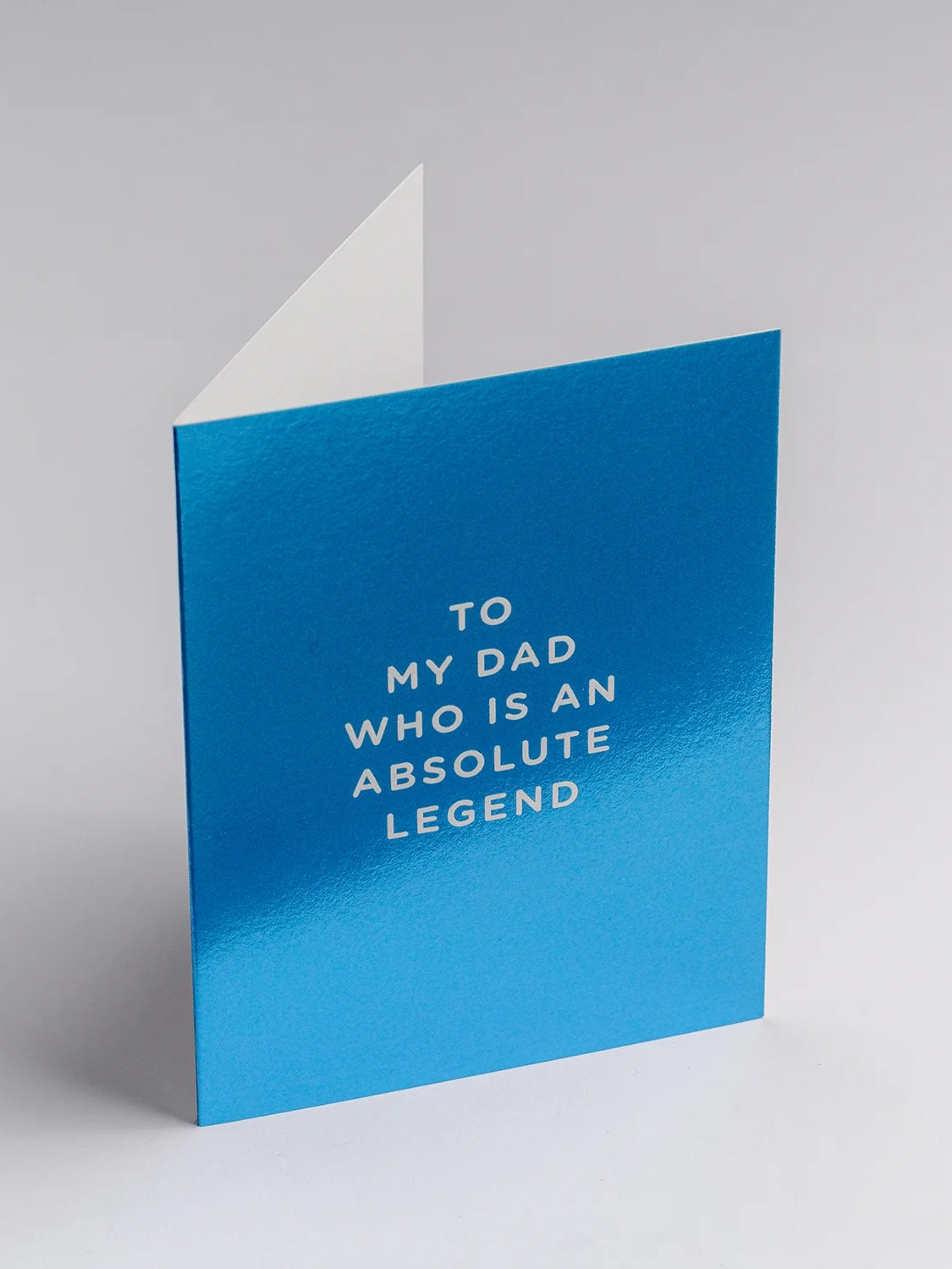 To dad absolute legend mini Father's Day card