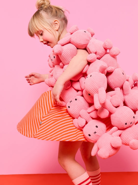 Miffy ECO corduroy, bubblegum pink (23 cm)